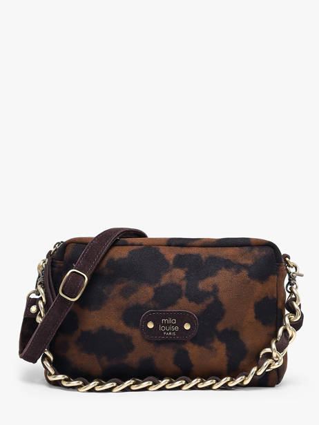 Cross Body Tas Lp3 Mila louise Bruin lp3 23673LP3