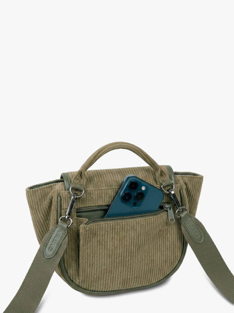 Cross Body Tas Wanderer Katoen Cabaia Groen wanderer CROSSWAN ander zicht 4