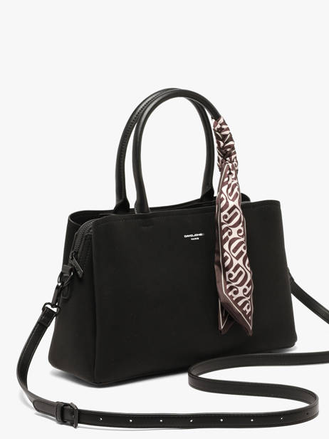 Handtas Essentiel David jones Zwart essentiel CM8584 ander zicht 2