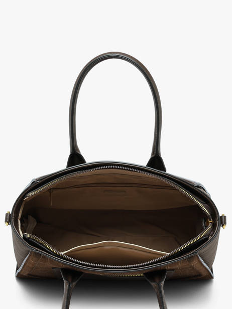 Schoudertas Croco Chic David jones Bruin croco chic 1 ander zicht 2