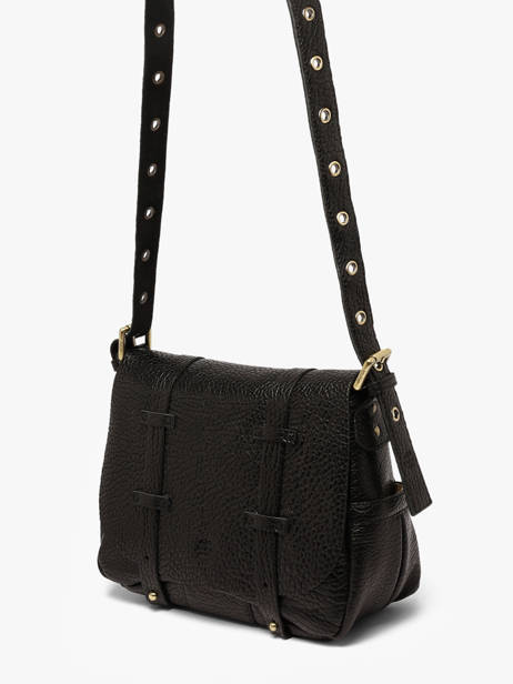 Cross Body Tas Vintage Mila louise Zwart vintage 3917E1 ander zicht 1