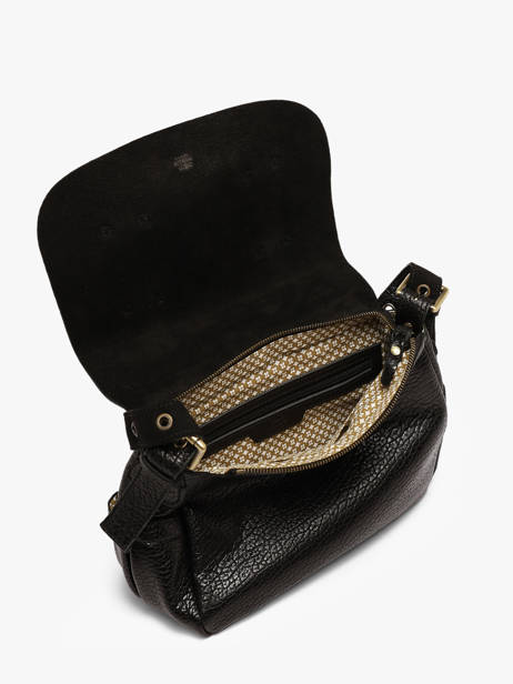 Cross Body Tas Vintage Mila louise Zwart vintage 3917E1 ander zicht 2