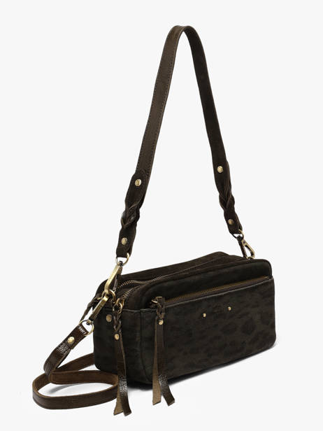 Cross Body Tas Vintage Mila louise Zwart vintage 3916PA1 ander zicht 1