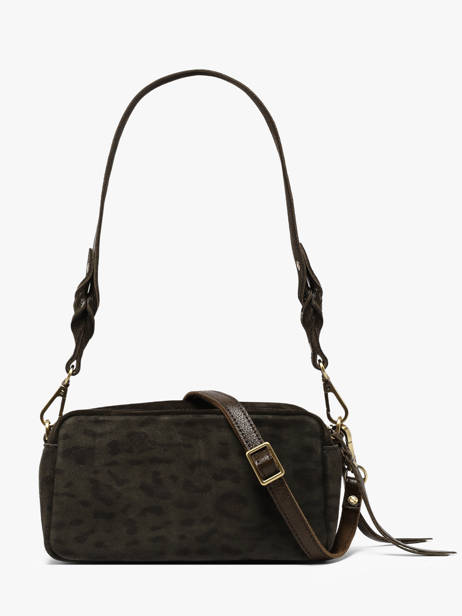 Cross Body Tas Vintage Mila louise Zwart vintage 3916PA1 ander zicht 3