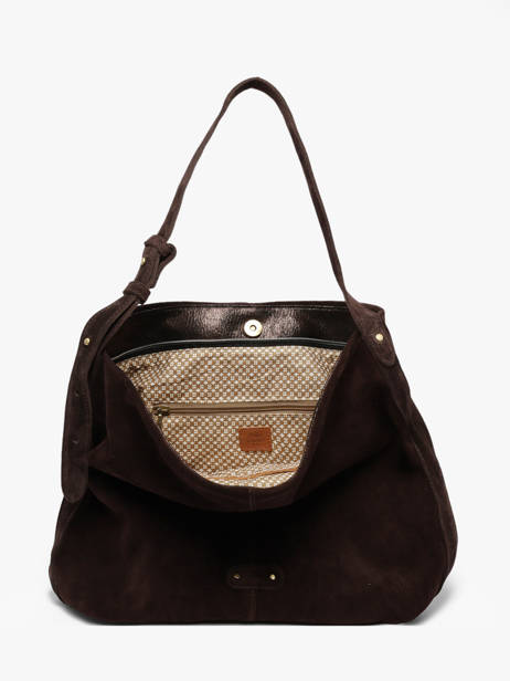 Schoudertas Vintage Mila louise Bruin vintage 23047V ander zicht 2