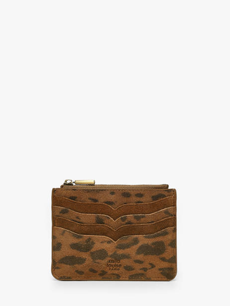 Kaarthouder Leder Mila louise Bruin vintage 3882PA1