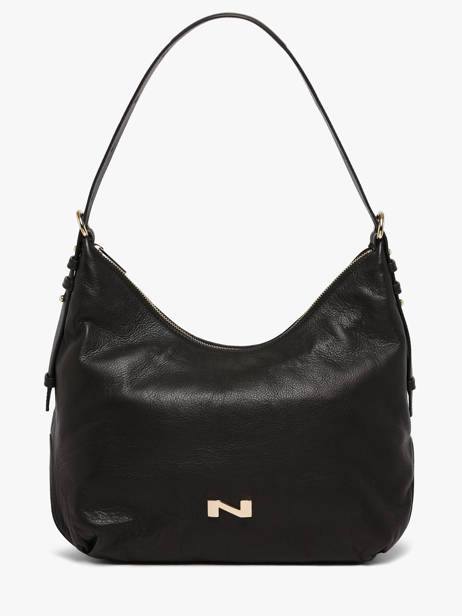 Schoudertas Carrie Leder Nathan baume Zwart vogue 1