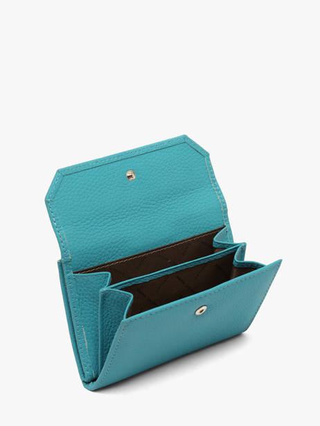 Portefeuille Original N 2 Compartimenten Leder Nathan baume Blauw original n 413N ander zicht 2