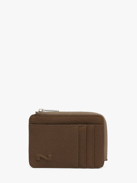 Portemonnee Met Kaarthouder Original N Leder Nathan baume Bruin original n 217N