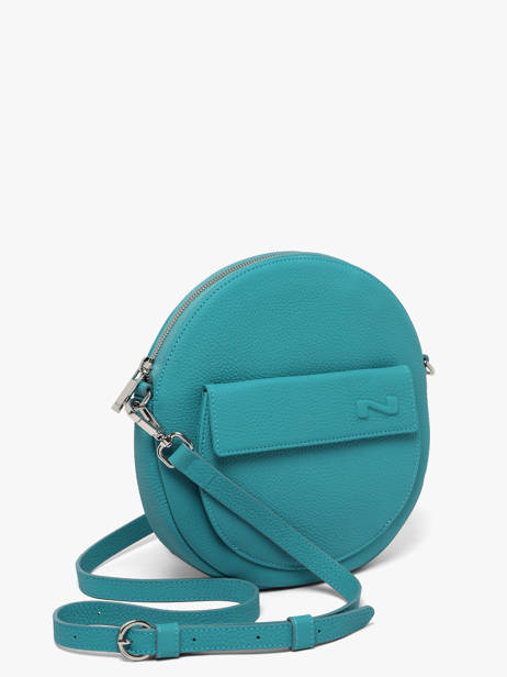 Cross Body Tas Dorine Leder Nathan baume Blauw nathan 96KW3061 ander zicht 2