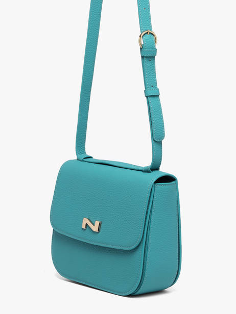 Cross Body Tas Ulysse Leder Nathan baume Blauw odyssey 2 ander zicht 2
