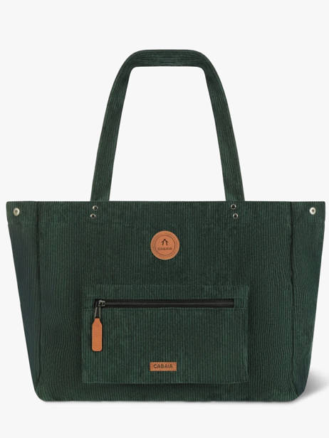 Schoudertas A4 Formaat Adventurer Gerecycleerd Polyester Cabaia Groen adventurer TOTEBAGL
