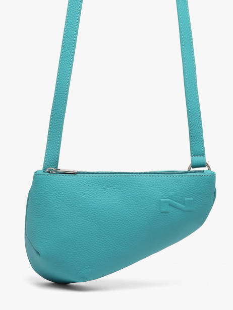 Cross Body Tas City Perle Leder Nathan baume Blauw n city N1811000 ander zicht 2