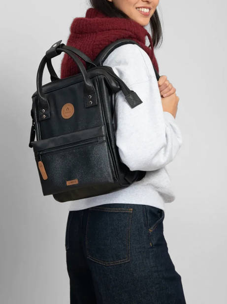 Adventurer Small - Minirugzak  Cabaia Zwart adventurer S ander zicht 1