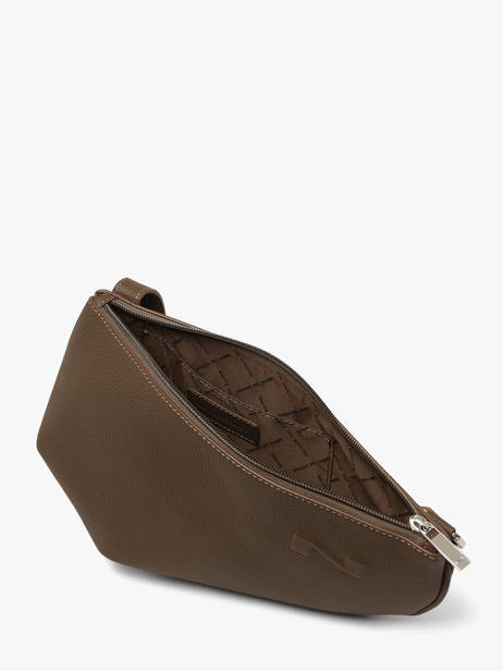 Cross Body Tas Large City Perle Leder Nathan baume Bruin n city 1 ander zicht 4