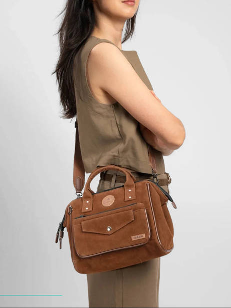 Cross Body Tas Crossbody M Cabaia Bruin crossbody M ander zicht 1