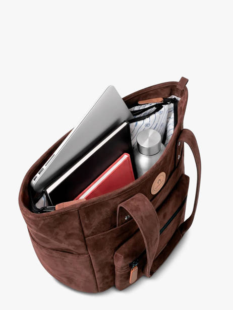 Tote Bag Medium Pro Cabaia Bruin adventurer TOTEBAGM ander zicht 2