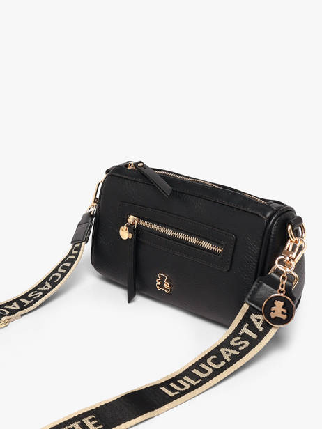 Cross Body Tas Zip Lulu castagnette Zwart zip BARNABE ander zicht 1