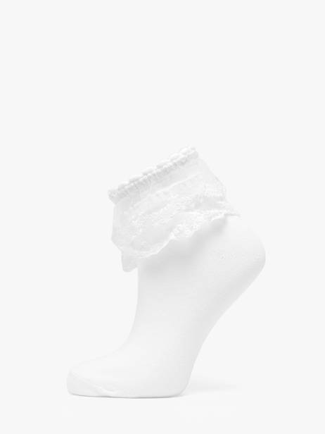 Sokken Pieces Wit socks women 17140916