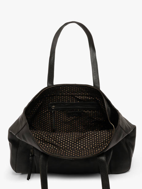Schoudertas Ribs Leder Pieces Zwart ribs 17152864 ander zicht 2