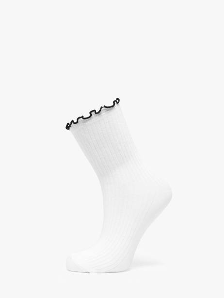 Sokken Pieces Wit socks women 17160900