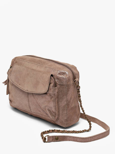 Cross Body Tas Naina Leder Pieces Beige naina 17087872 ander zicht 1