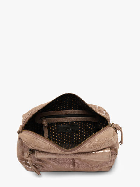 Cross Body Tas Naina Leder Pieces Beige naina 17087872 ander zicht 2