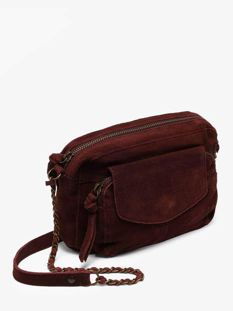 Cross Body Tas Naina Leder Pieces Rood naina 17100639 ander zicht 1