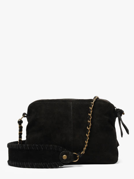 Cross Body Tas Abigail Leder Pieces Zwart abigail 17166655 ander zicht 3