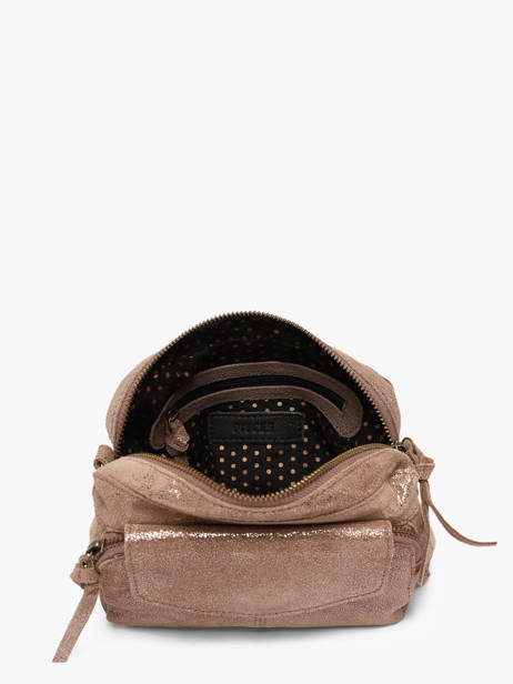 Cross Body Tas Naina Leder Pieces Beige naina 17063358 ander zicht 3