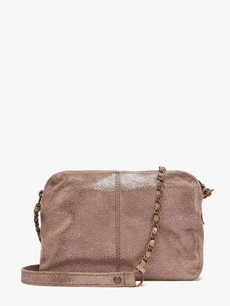 Cross Body Tas Naina Leder Pieces Beige naina 17063358 ander zicht 4