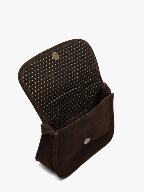 Cross Body Tas Aspen Leder Pieces Bruin aspen 17166672 ander zicht 2