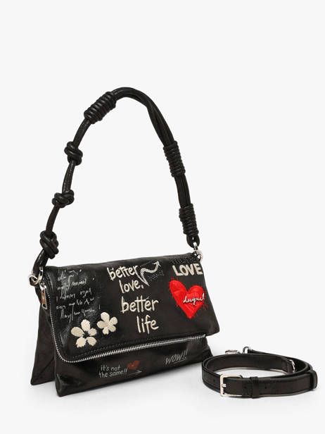 Cross Body Tas Wow Desigual Zwart wow 26WAXP39 ander zicht 1