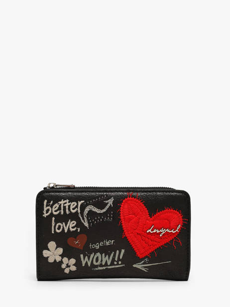 Portefeuille Desigual Zwart wow 26WAYP34