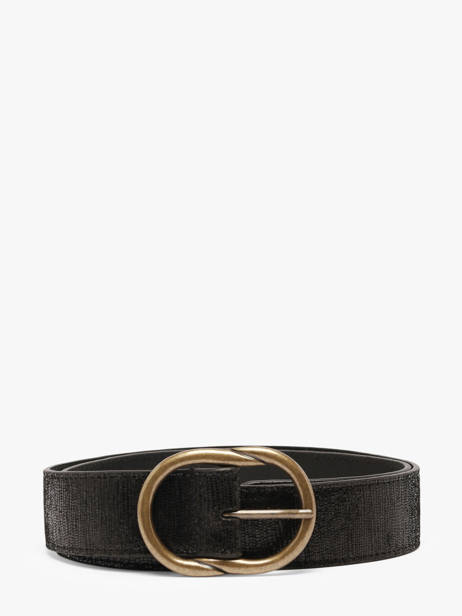 Damesriem Leder Pieces Zwart laura 17125486