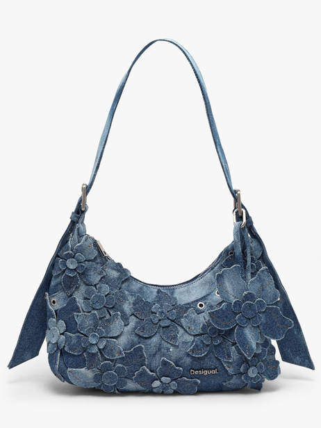 Schoudertas Curio Katoen Desigual Blauw curio 26WAXD19