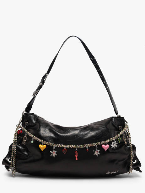 Schoudertas Gravity Desigual Zwart gravity 26WAXP79