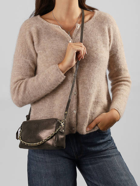 Cross Body Tas Vintage Leder Mila louise Groen vintage 23673XSX ander zicht 1