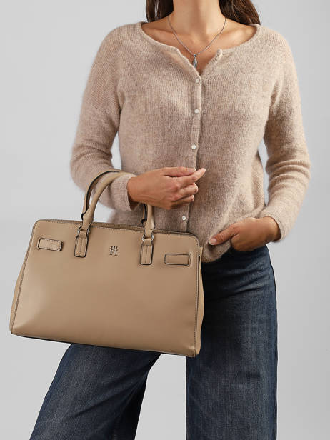 Handtas Th Joy Tommy hilfiger Beige th joy AW19067 ander zicht 1