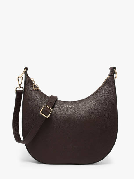 Cross Body Tas M Tradition Leder Etrier Bruin tradition ETRA102M