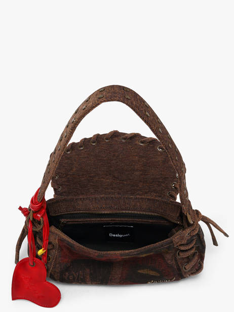 Schoudertas Graffiatto Desigual Bruin graffiatto 26WAXD14 ander zicht 2