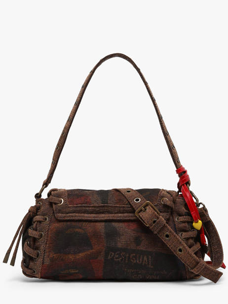 Schoudertas Graffiatto Desigual Bruin graffiatto 26WAXD14 ander zicht 3