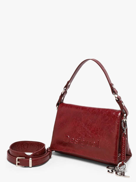 Cross Body Tas Half Logo Desigual Rood half logo 26WAXP80 ander zicht 1