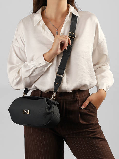 Cross Body Tas Nymphea Leder Nathan baume Blauw nymphea 2 ander zicht 1