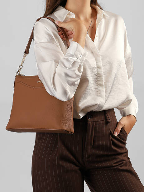 Cross Body Tas Greta Leder Nathan baume Bruin riviera 2 ander zicht 1