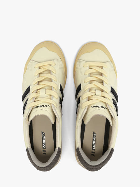 Sneakers Uit Leder Coolway Geel men 8673859 ander zicht 3