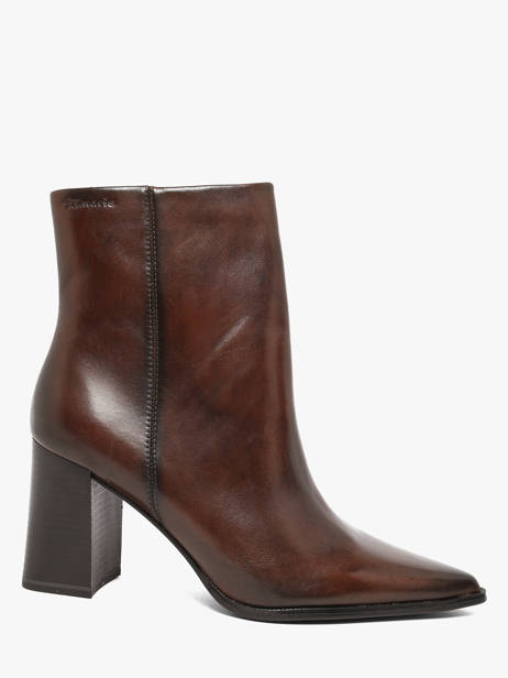 Enkellaarsjes Met Hak Uit Leder Tamaris Bruin women 47