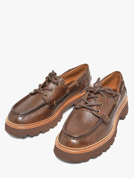 Derby Veterschoenen Uit Leder Tamaris Bruin women 47 ander zicht 1