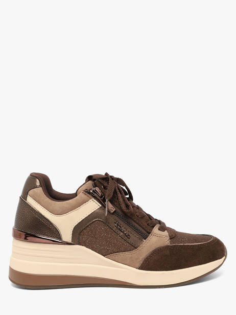 Sneakers Met Platformzool Uit Leder Tamaris Bruin women 41