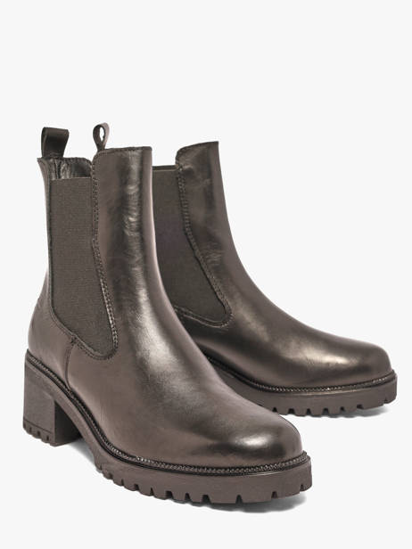 Enkellaarsjes Uit Leder Tamaris Zwart women 47 ander zicht 1